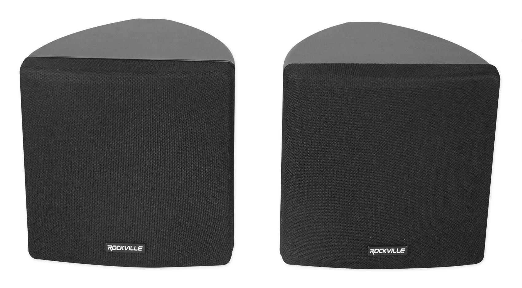 6-Zone Home Audio Receiver+(6) 3.5" Black Cube+(2) JBL Pendant+Ceiling Speakers