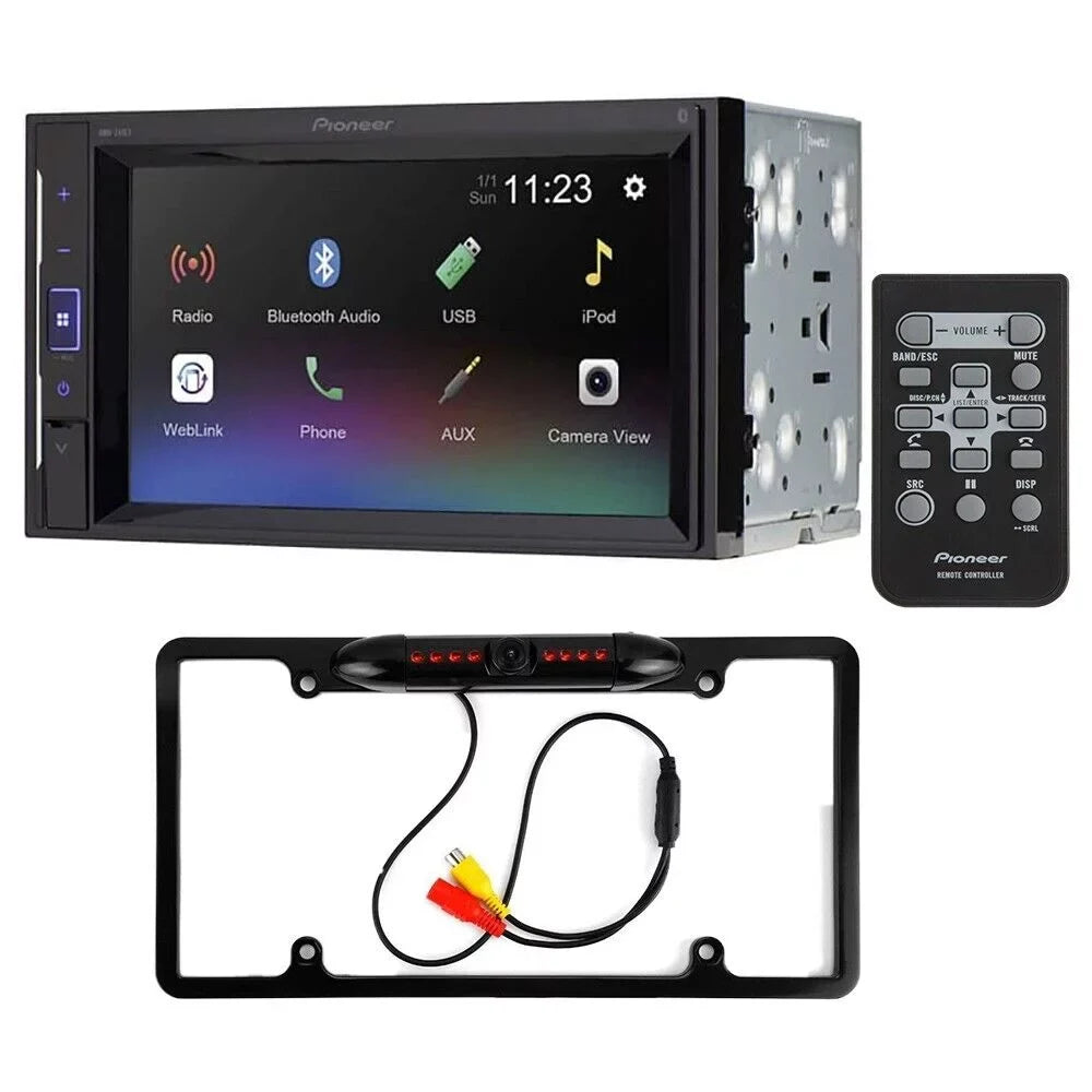 Pioneer DMH-241EX Touchscreen Digital Media Receiver with Bluetooth + Backup Camera