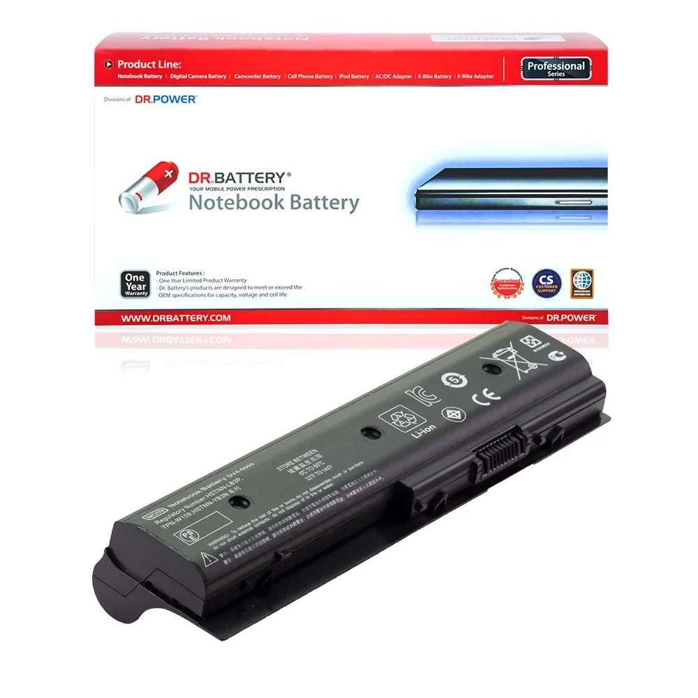 DR. BATTERY - Replacement for Pavilion M6-1048CA / M7-1015DX / DV4-5000 / DV6-7000 / DV6-7010 / DV6-7010us / 672326-421 / 672412-001 / 886112770655 / H2L55AA / H2L55AA#ABB / H2L56AA