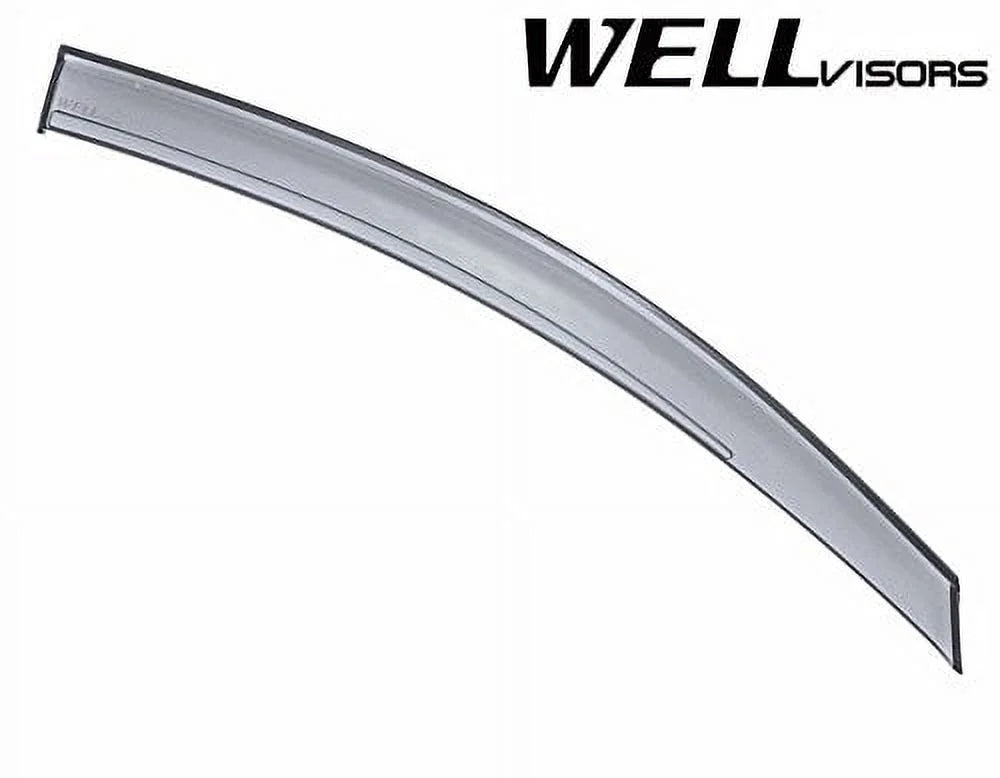 WellVisors Side Window Wind Deflector Visors - Porsche Macan 15-up 2015 2016 2017 Aerodyn Series