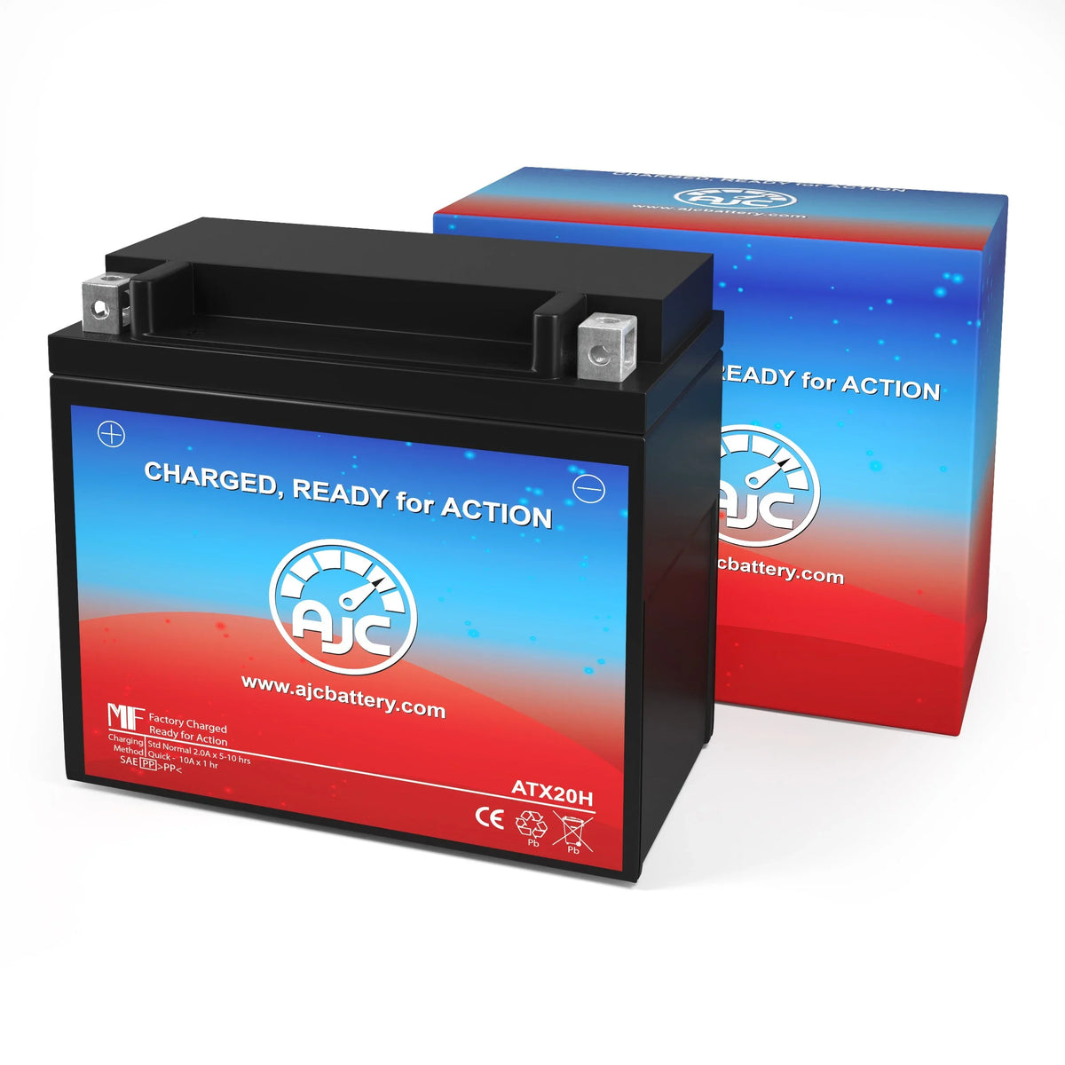 AJC Battery Compatible with Kawasaki (Jet Ski) JS750 SX 750CC Personal Watercraft Replacement Battery (1992-1995)