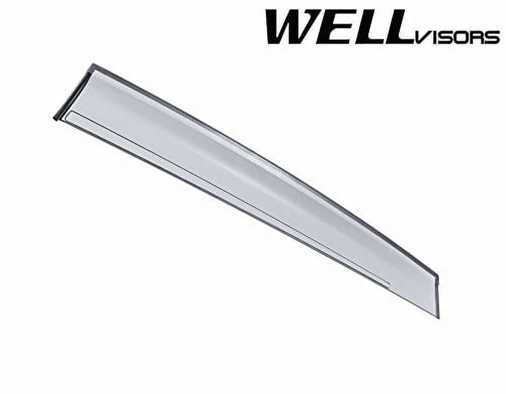 WellVisors Side Window Wind Deflector Visors - Porsche Macan 15-up 2015 2016 2017 Aerodyn Series
