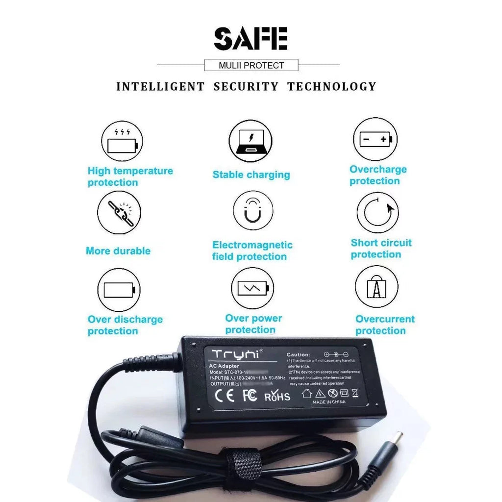 New Laptop Notebook AC Adapter Charger Power Cord Supply for ProBook 4436s 4440s 4441s 4445s 6710b 6710s 4740s 4730s 6565b 6570b 8510w 609947-001 5310m 5320m 6440b 6531s 6535b