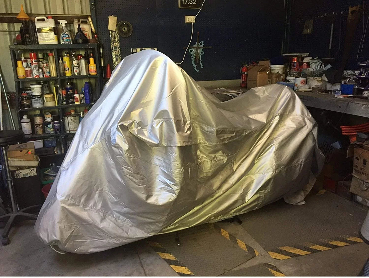 Weatherproof Motorcycle Cover Compatible With 2016 Beta Evo 250 2-stroke Factory - Outdoor & Indoor - Protect From Rain Water, Snow, Sun - Securing Straps - Durable Material - Storage Bag