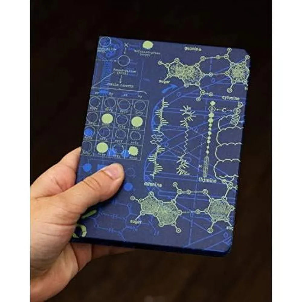 Genetics & DNA Notebook. (Mini Hardcover, Dot Grid Pages, 100% Recycled)