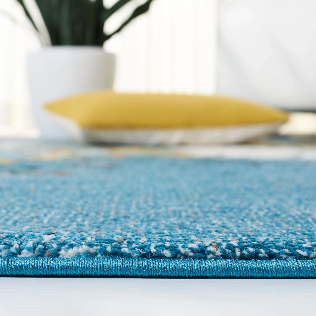 SAFAVIEH Glacier Nazca Abstract Area Rug, 2'7" x 5', Blue/Gold