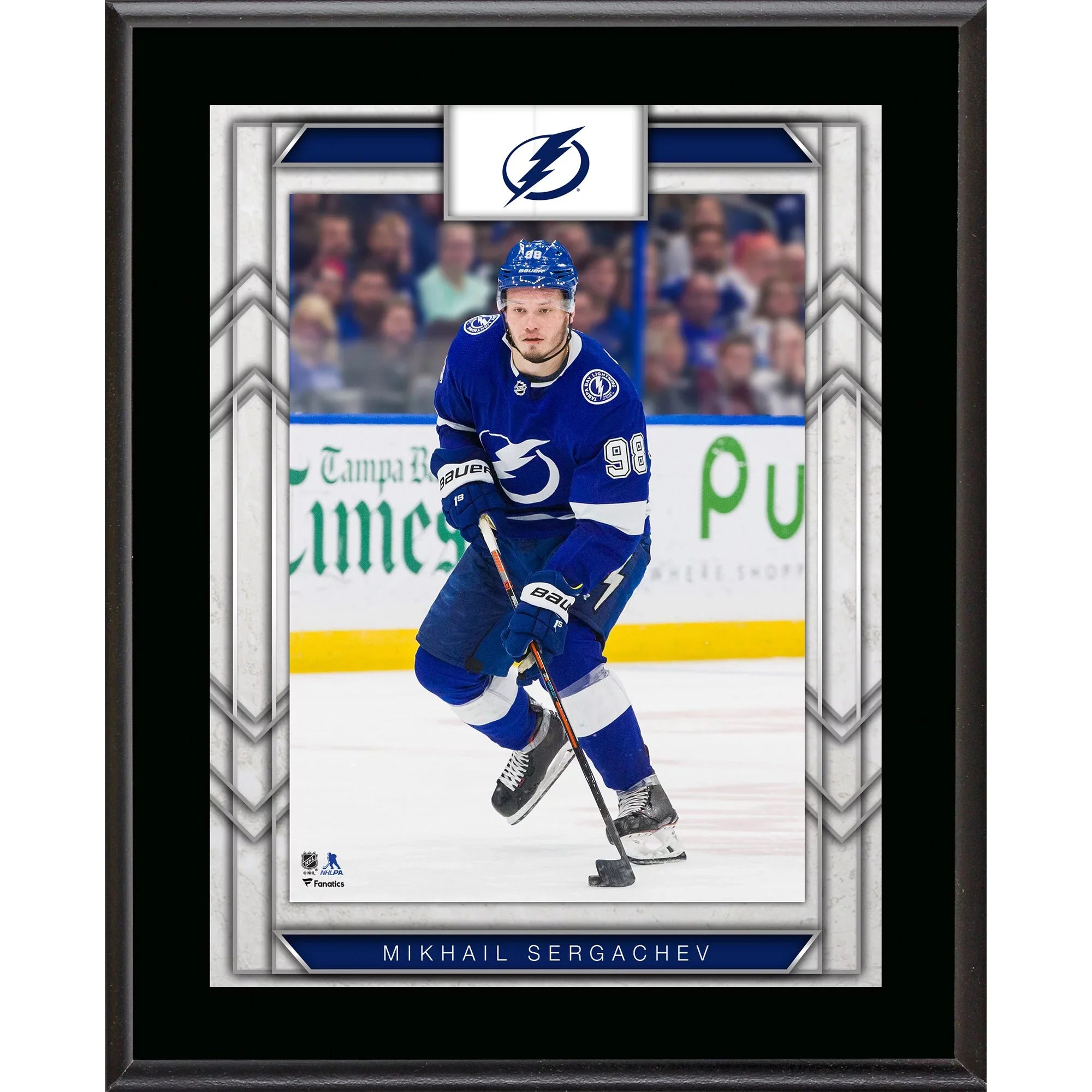 Mikhail Sergachev Tampa Bay Lightning 10.5" x 13" Sublimated Player Plaque