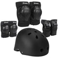 Spofine Kids Bike Helmet, Toddler Helmet Adjustable for Kids Youth Adult, Knee Pads Elbow Pads Wrist Guards Kids Protective Gear Set for Skateboard, Bike, Roller Skating, Cycling, Scooter, Rollerblade