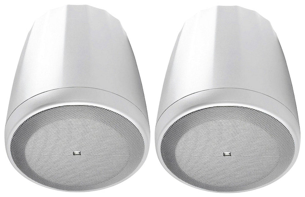6-Zone Amp+4 JBL White Pendant+8 Slim Black Wall Speakers 4 Restaurant/Bar/Cafe