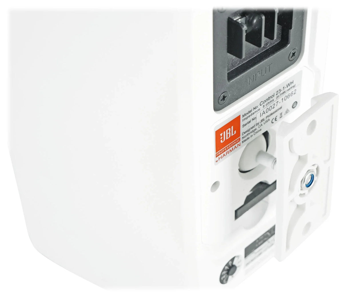(10) JBL Control 23-1 White 3" Indoor/Outdoor 70v Commercial Wall Speakers + Amp