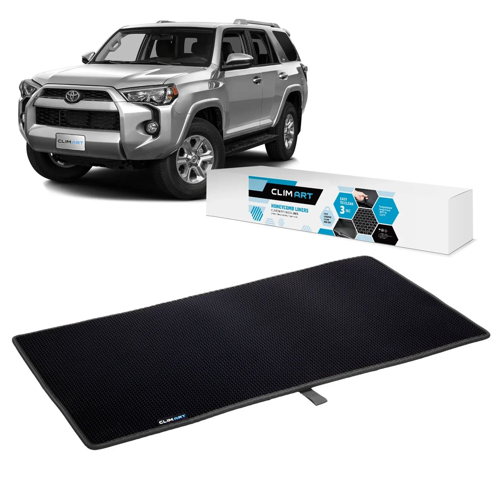 CLIM ART Cargo Liner for Toyota 4Runner 2010-2021 Custom Fit Trunk Mat, with Honeycomb Dirtproof & Waterproof Technology - All-Climate, Heavy Duty, Anti-Slip Cargo Liner, Luggage - FL01110148
