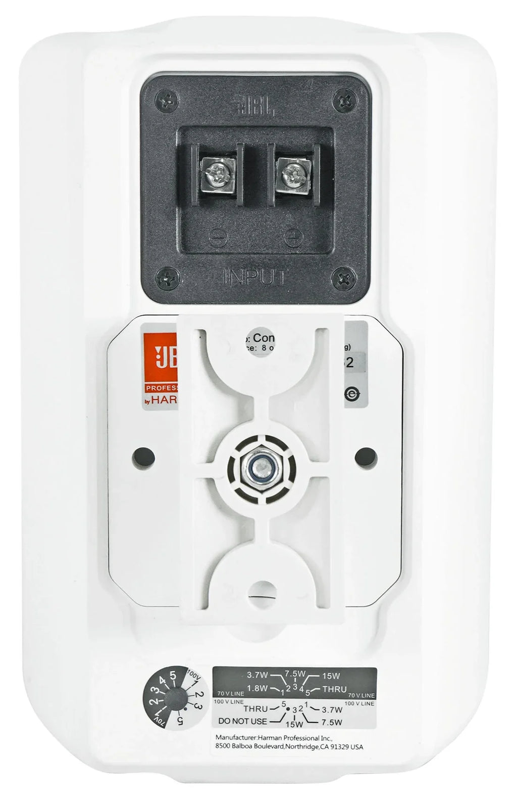 (10) JBL Control 23-1 White 3" Indoor/Outdoor 70v Commercial Wall Speakers + Amp