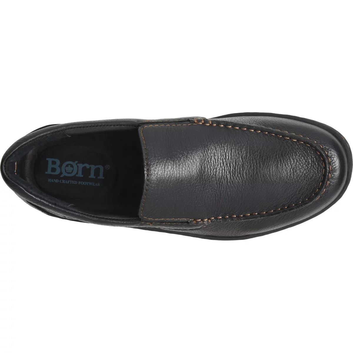 Born Mens Brompton II Slip-On Black - BM0010703 BLACK