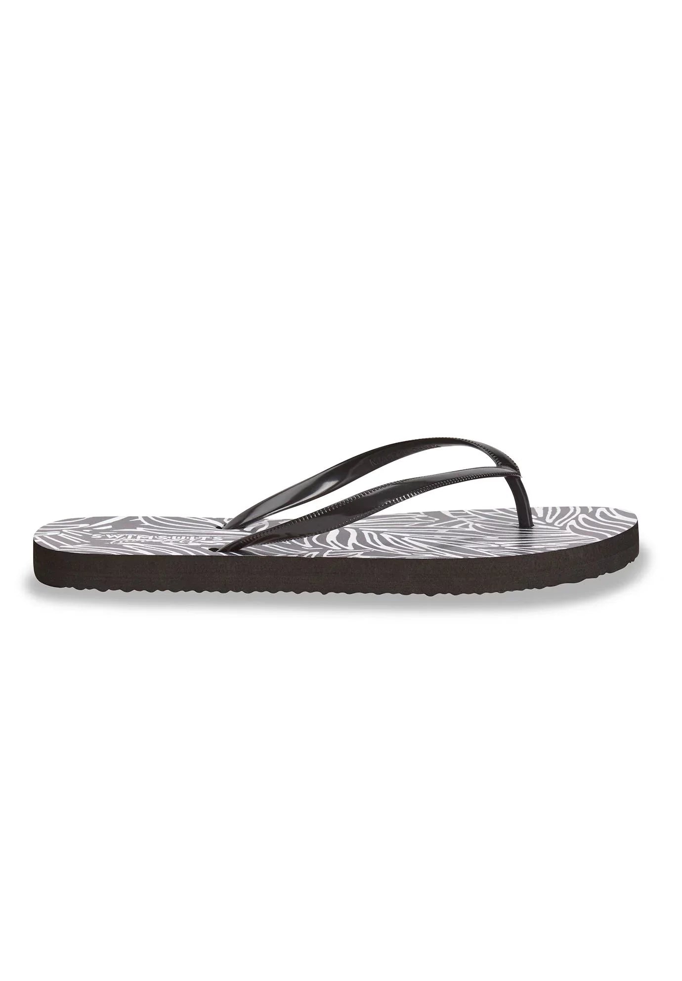 Swimsuits for All Women's Plus Size Flip Flops - 7 M, Summer Tropic