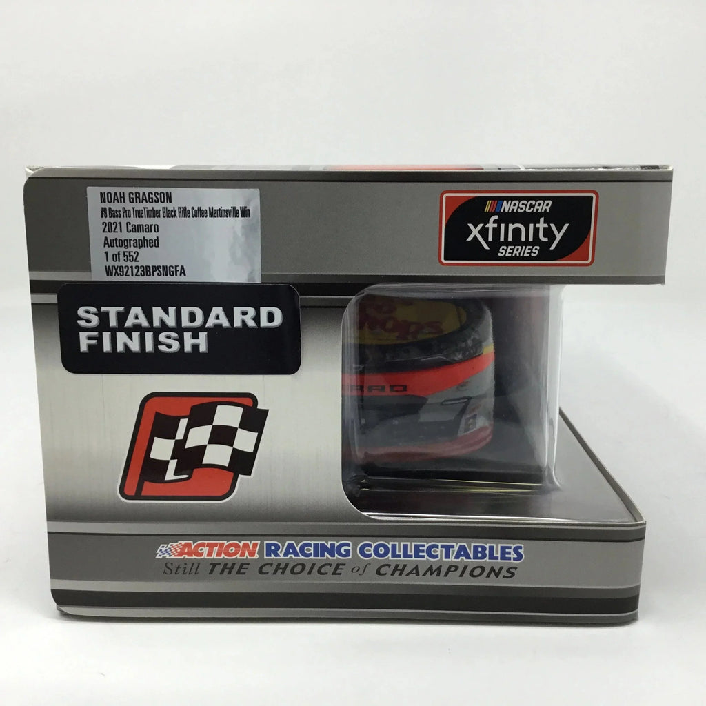 Noah Gragson Autographed 2021 Bass Pro/Truetimber/Black Rifle Coffee Martinsville Xfinity Series Playoff Win 1:24 Diecast