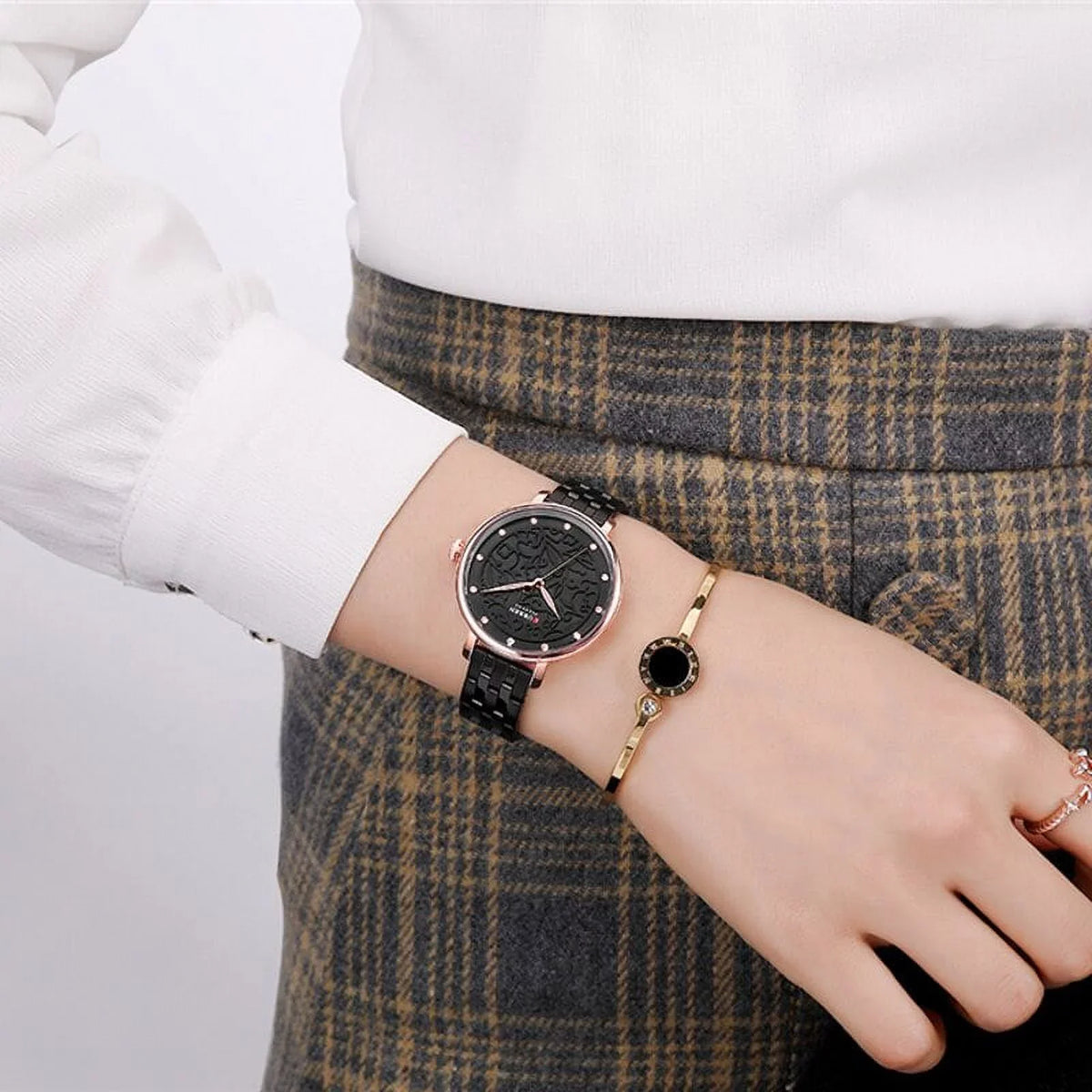 Top Brand Curren Watches Women Classy Dress Gold Wristwatch With Stainless Steel Female Clock 2019 Fashion Luxury Ladies Watch - Quartz Wristwatches