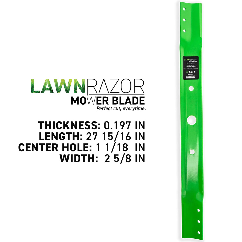 LawnRAZOR High Lift Blade for Snapper 28 inch 7019515 3 Pack 810-CBL2327D