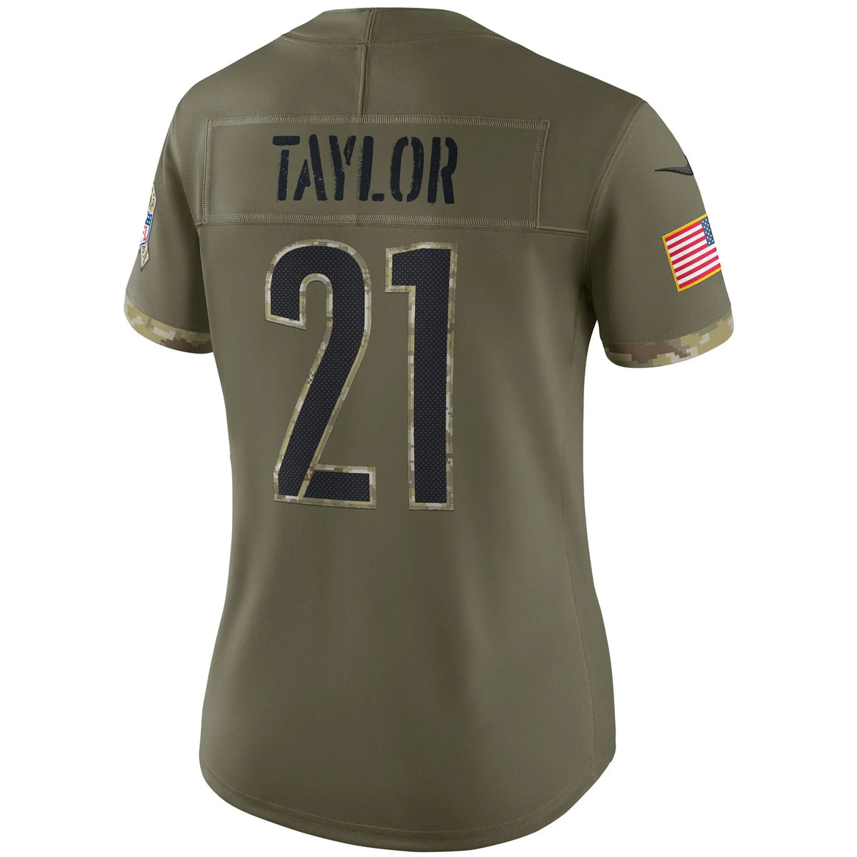 Women's Nike Sean Taylor Olive Washington Commanders 2022 Salute To Service Retired Player Limited Jersey