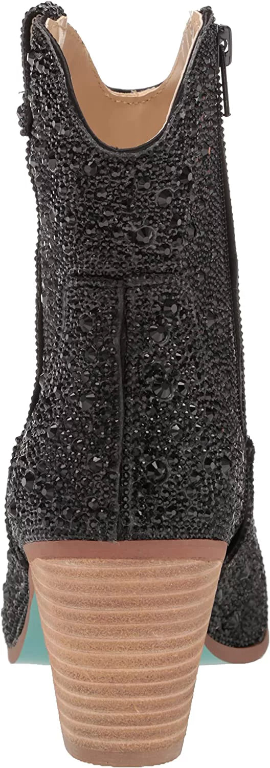 Betsey Johnson Diva Women's Boots Black Size 11 M