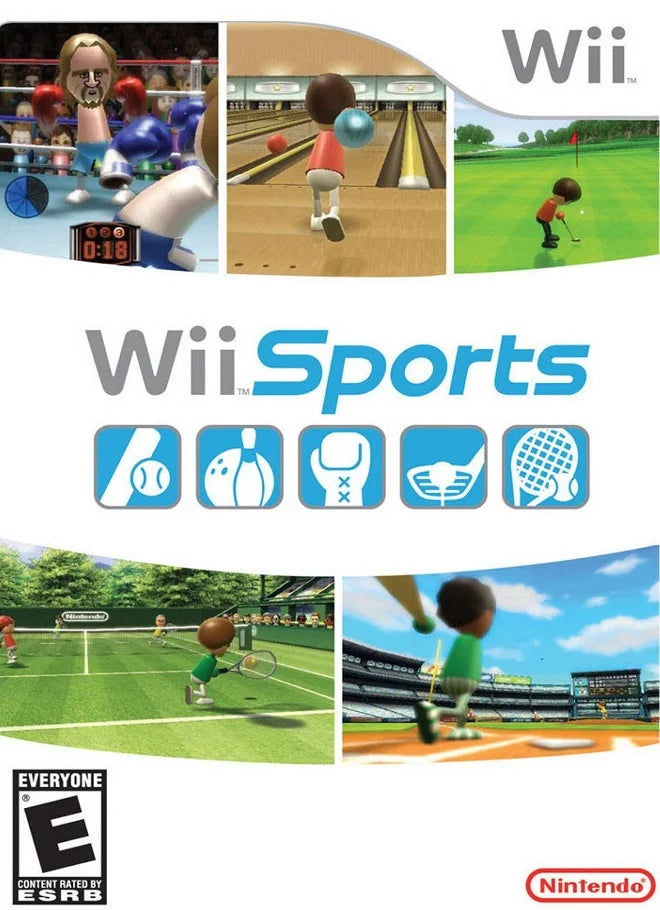 Restored Wii Sports (Nintendo Wii, 2006) Mini Games (Refurbished)