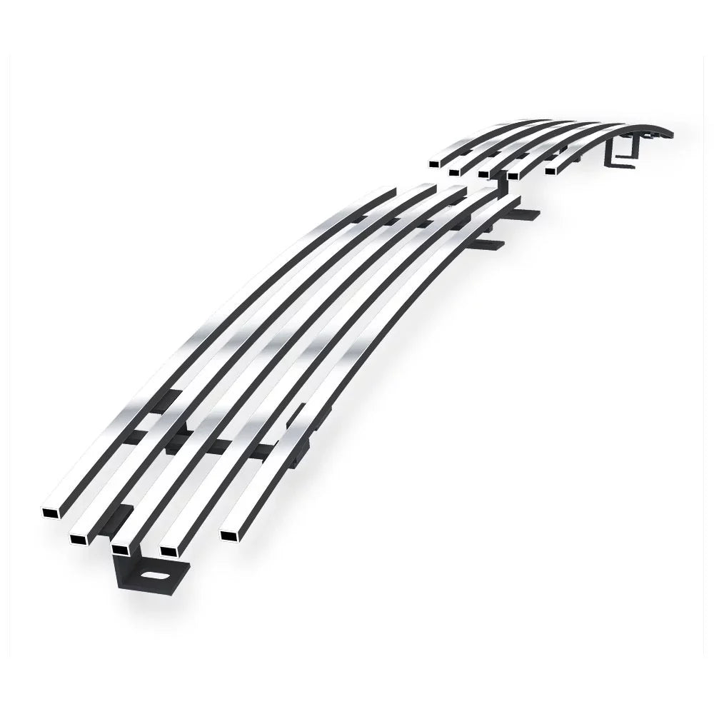 APS Premium Stainless Steel Chrome 8x6 Billet Grille Compatible with Nissan Hardbody Pickup 1995-1997 Lower Bumper N19-S71158N