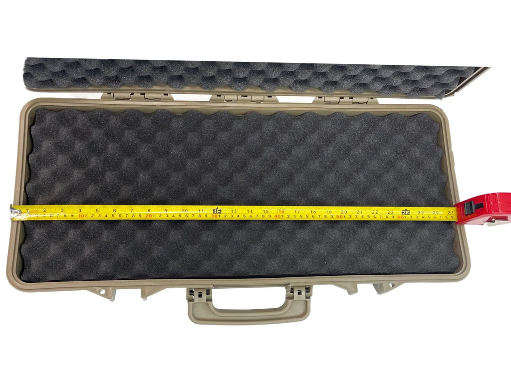 Trimex 27" inch Gun Cases Handgun Pistol Storage Lockable Shooting Hunting Outdoors Sport Abs - Black