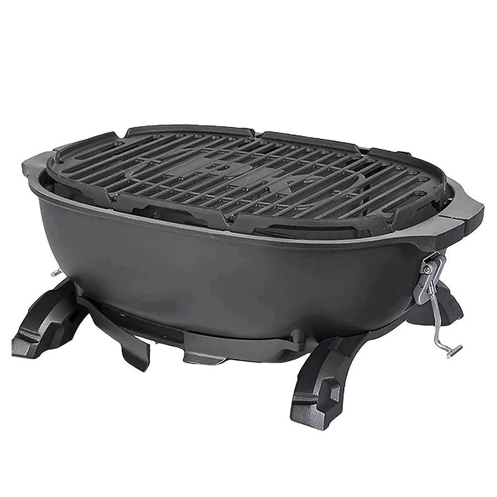 PK Grills 17 in. PKGO Hibachi Charcoal Grill Orange
