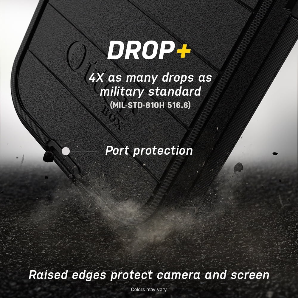 OtterBox Defender Series Pro Phone Case for Samsung Galaxy S21 Ultra 5G – Black