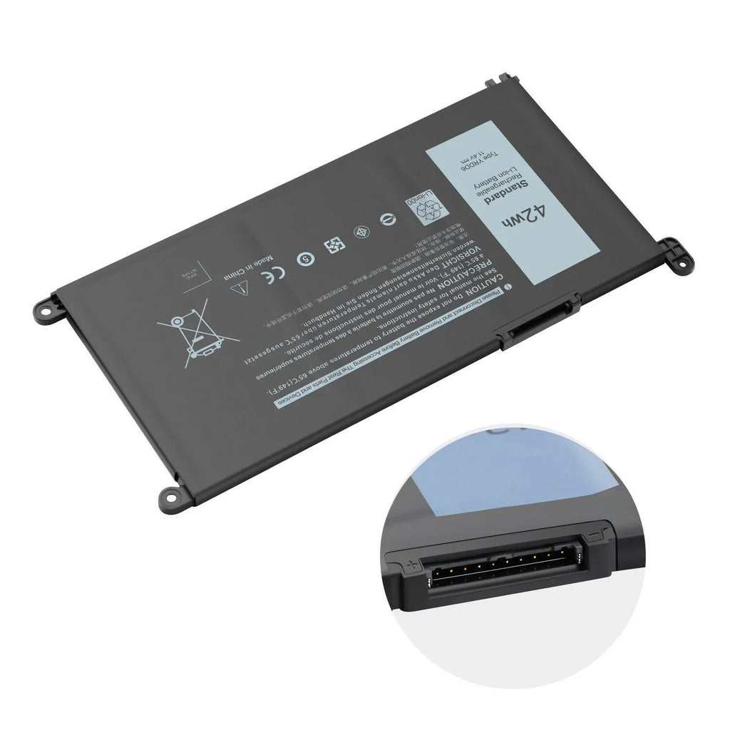 42Wh YRDD6 Laptop Battery for Inspiron 7586 5482 5485 5491 3310 3493 2in1
