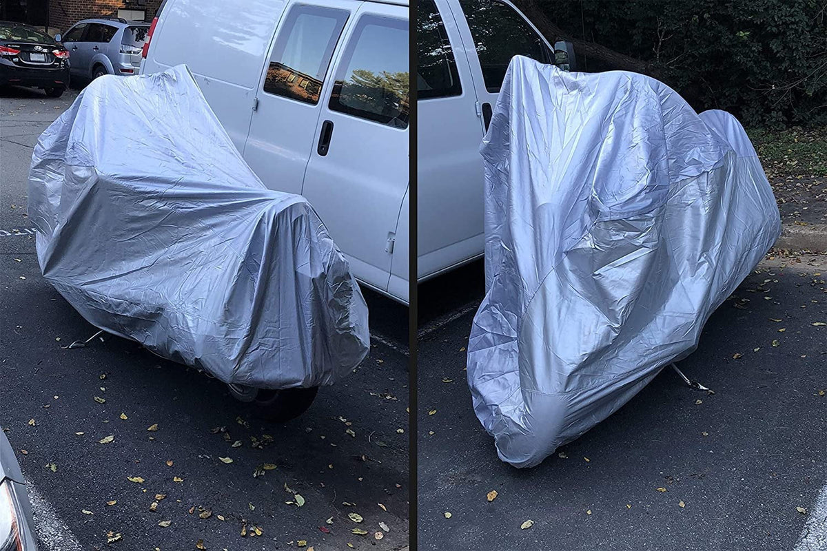 Weatherproof Motorcycle Cover Compatible With 2016 Beta Evo 250 2-stroke Factory - Outdoor & Indoor - Protect From Rain Water, Snow, Sun - Securing Straps - Durable Material - Storage Bag