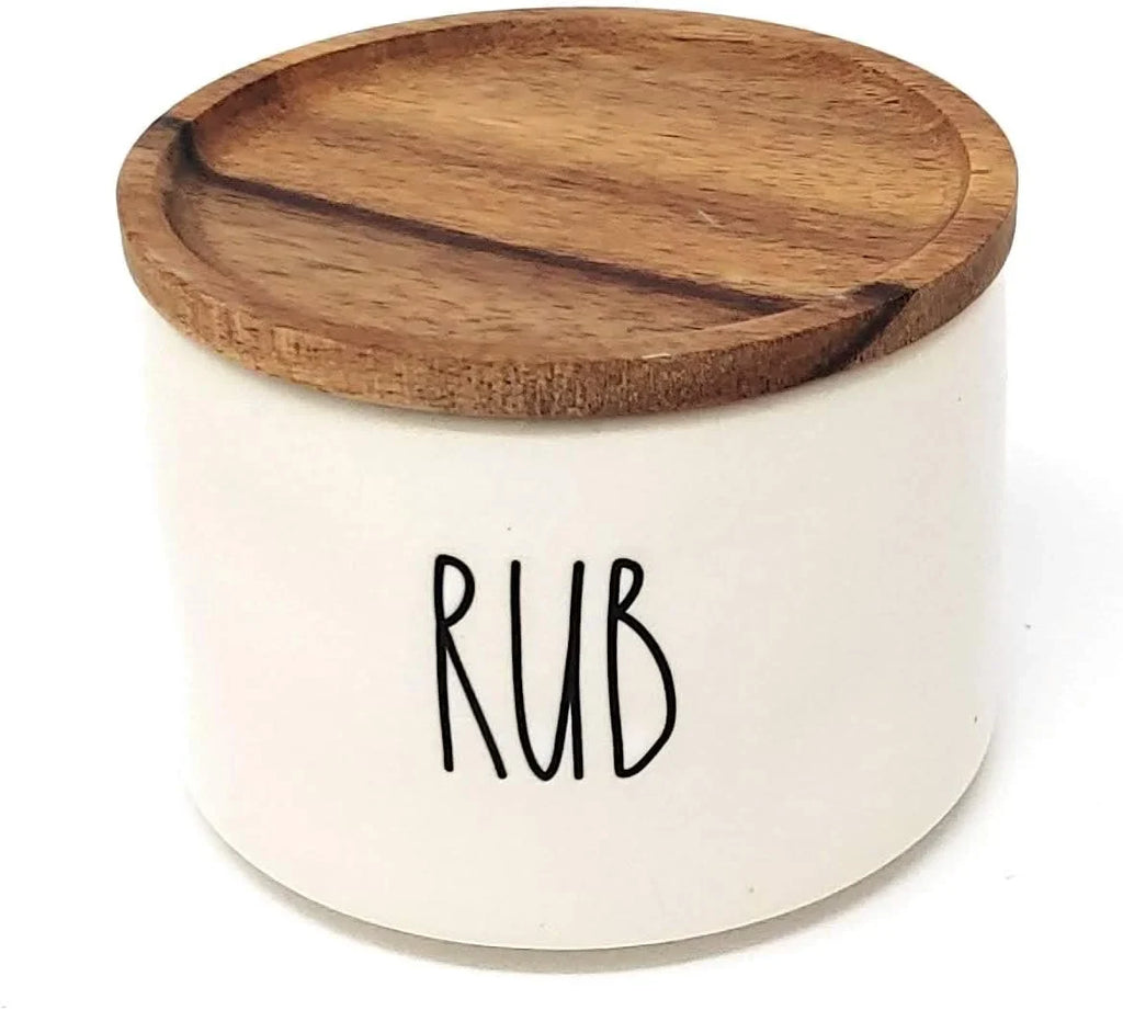 Rae Dunn Canister Set SPICE, BBQ, RUB