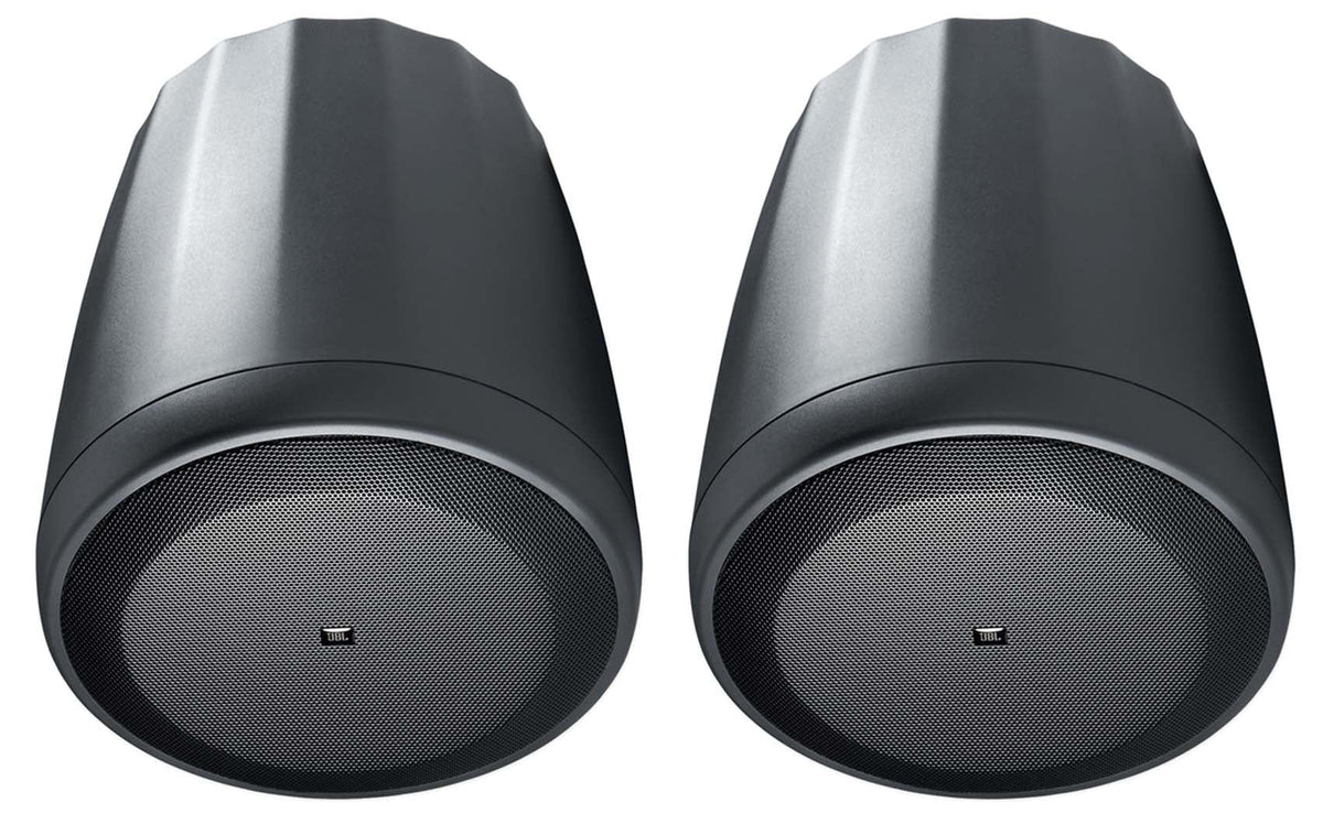6-Zone Home Audio Receiver+(6) 3.5" Black Cube+(2) JBL Pendant+Ceiling Speakers