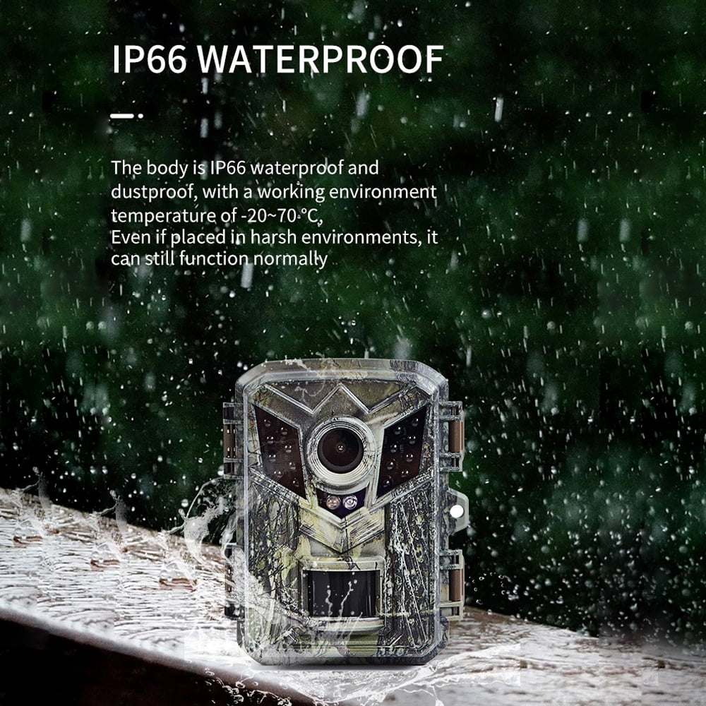 Shinysix Sport Camera,Use 2.0inch TFT Camera Day Dual Observation IP66 Waterproof TFT Display Video Infrared Camera Day Dual Use 2.0inch 1080P Infrared Camera 2.0inch TFT Display Video Camera Animal
