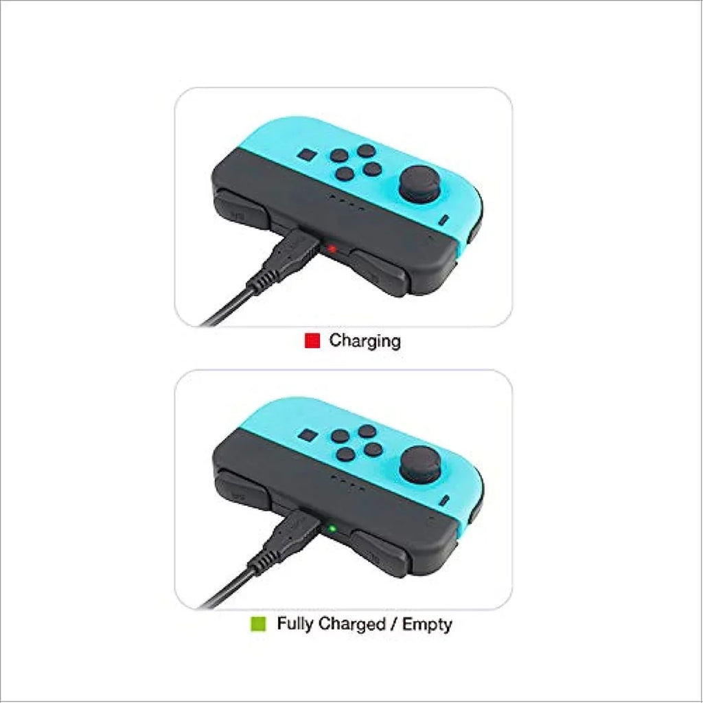 Mini Charging Grip with Strap for Switch Joy-Con Controller