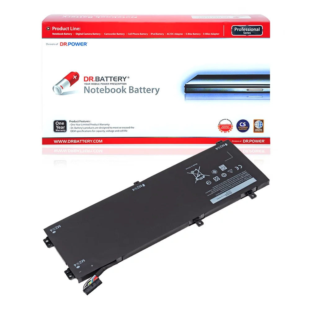 DR. BATTERY - Replacement for XPS 15 2017 15 9570 / 15 9570 4K / 15 9570 Core i9 UHD / 15 9570 i7 FHD / 15 9570-CPC1J / 15 9570-CTXKW / 4GVGH / 5041C / 5D91C / 5XJ28 / 6GTPY / CP6DF / GPM03