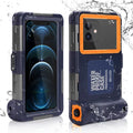 UrbanX Professional [15m/50ft] Swimming Diving Surfing Snorkeling Photo Video Waterproof Protective Case Underwater Housing for Samsung Galaxy M21s And all Phones Up to 6.9 Inch LCD with Lanyard