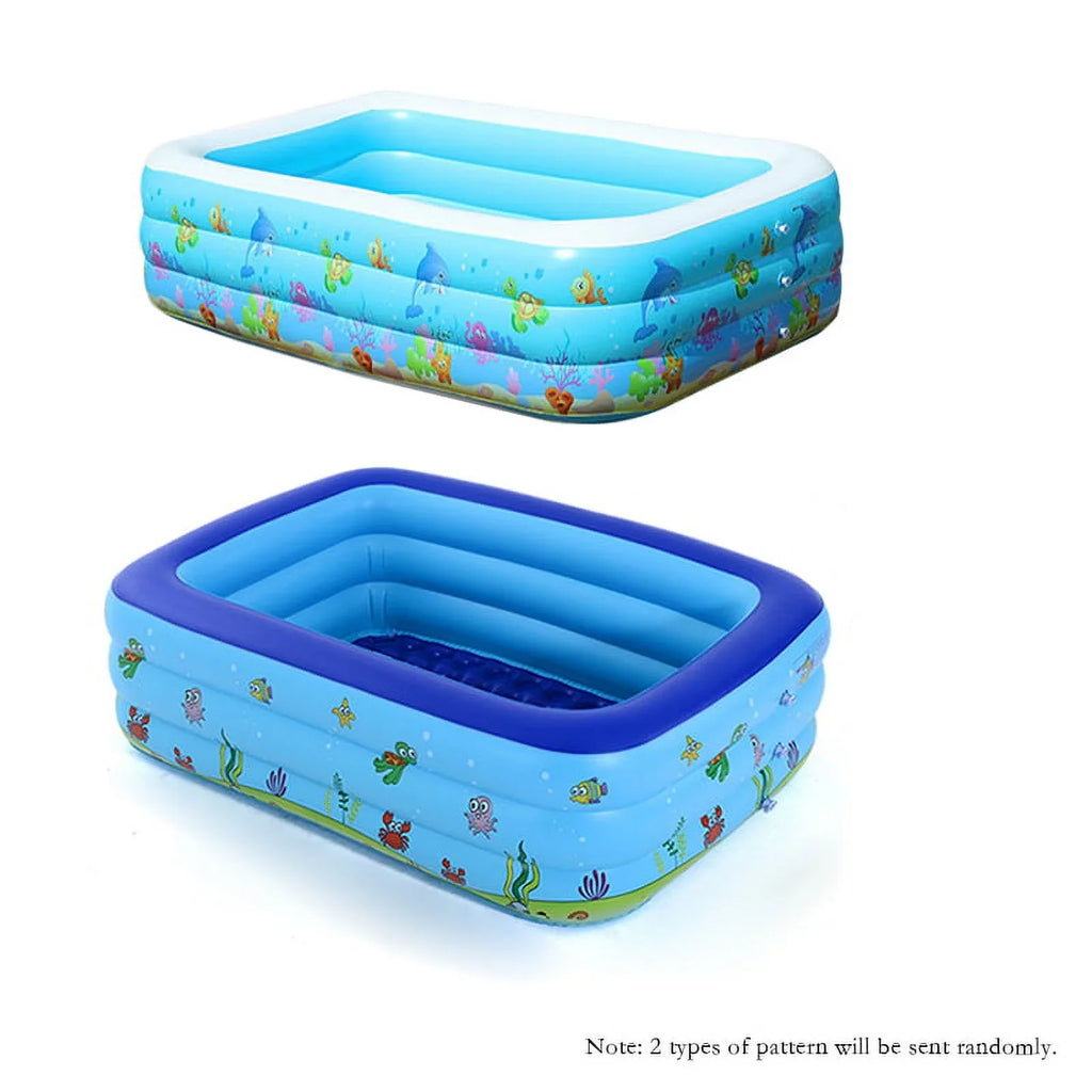 Eccomum Portable Swimming Pool Blow-up Baby Swimming Pool Outdoor Children Basin Kid Bathtub