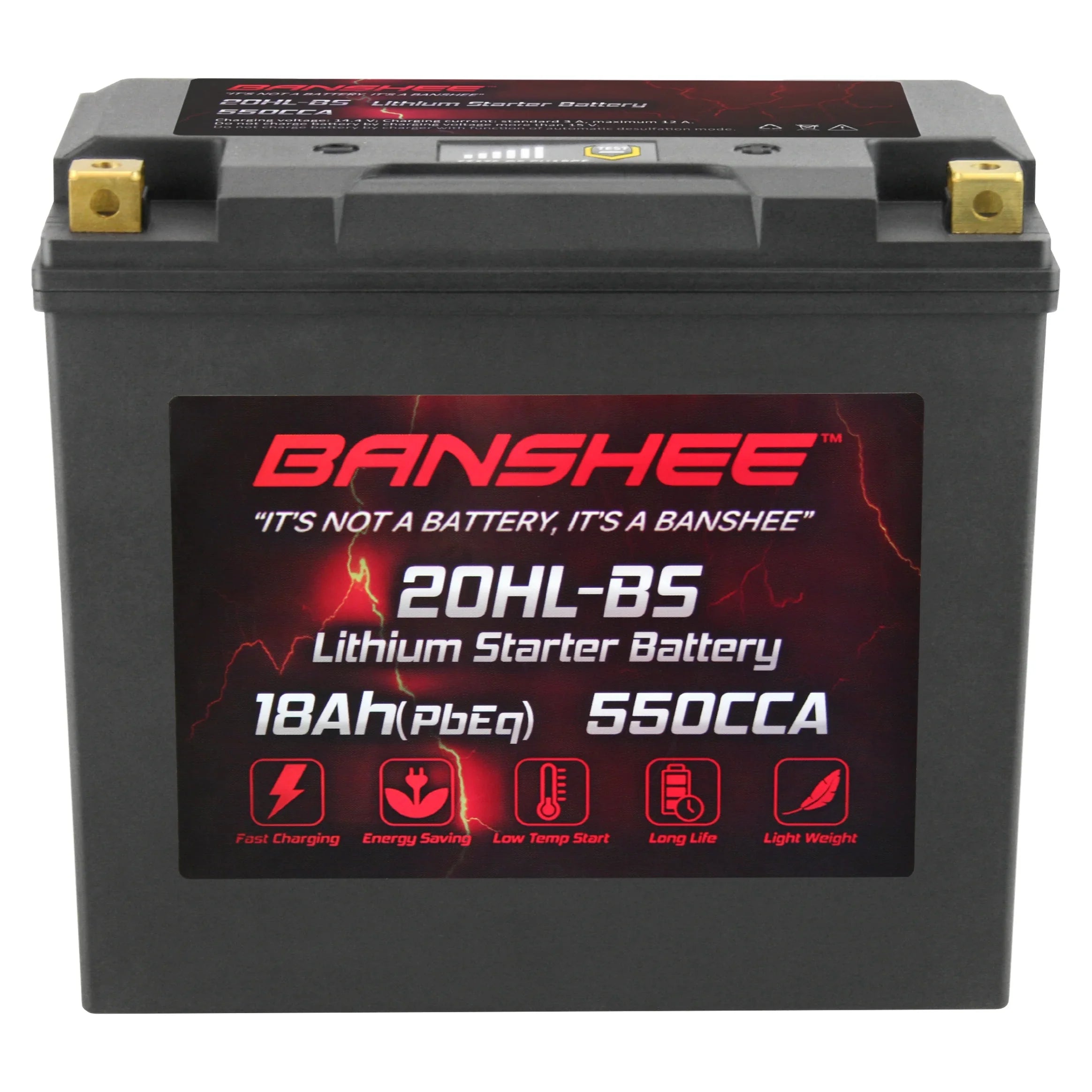 Banshee YTX20L-BS LiFePO4 Motorsports Battery Compatible with Sea-Doo 3D RFI 2005 to 2005