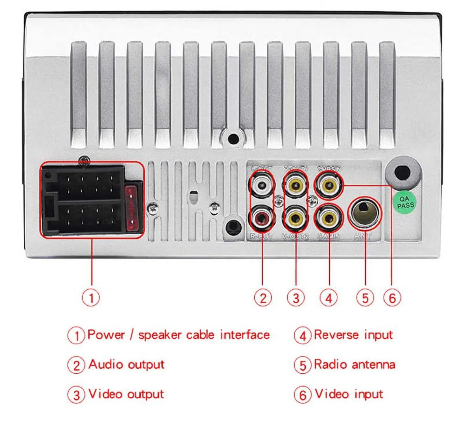 HD Touch Screen Car Stereo Car MP4 MP5 player 2 DIN Bluetooth 7 Inch car radio with Rear View Camera/ Mirror Link /Car Audio /Video /FM /USB /TF /AUX