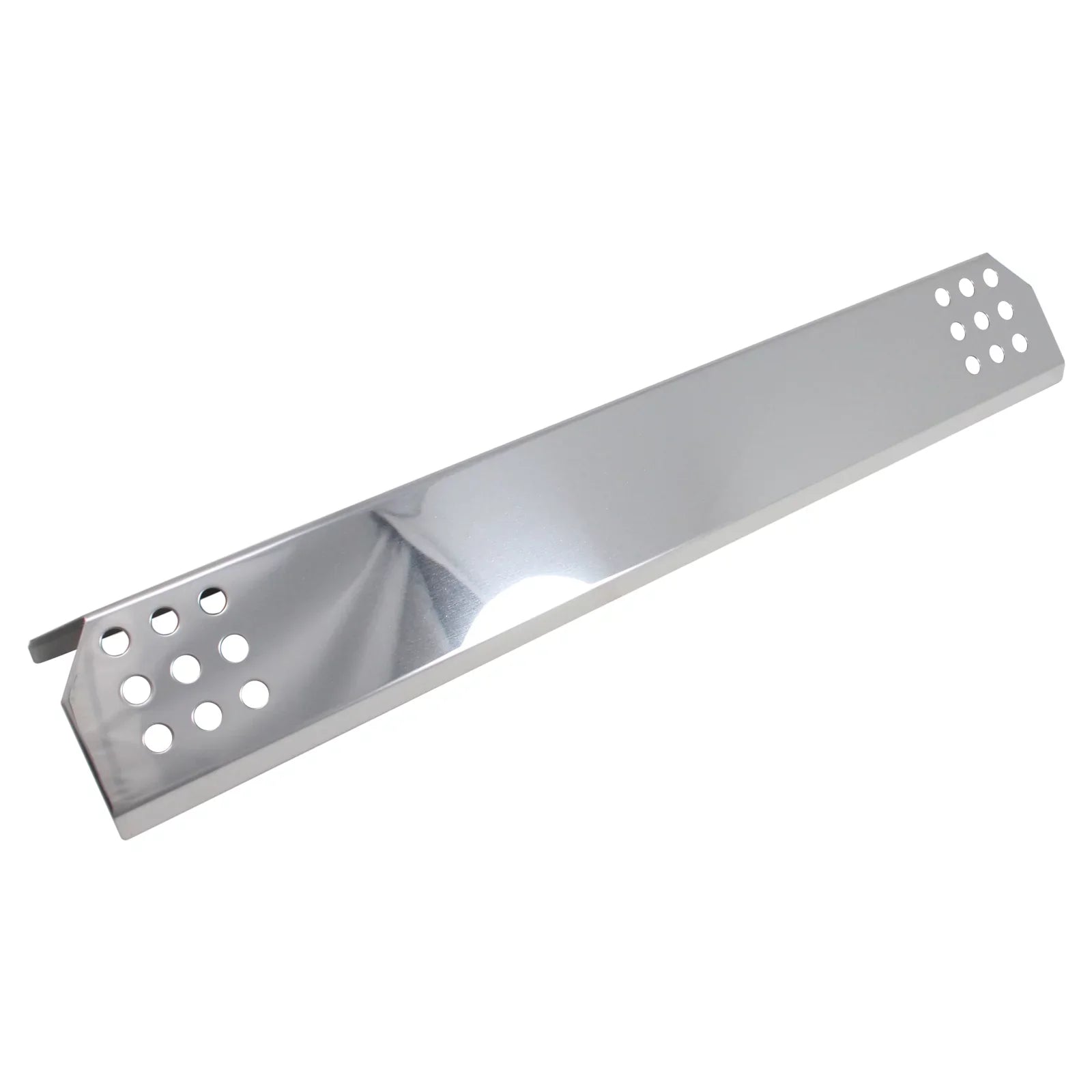 4-Pack BBQ Grill Heat Shield Plate Shelter & Tube Burner Replacement Parts for Outdoor Gourmet GR2057601-OG-00 - Compatible Barbeque Stainless Steel Flame Tamer, Flavorizer Bar 16 1/8" & Pipe Burners