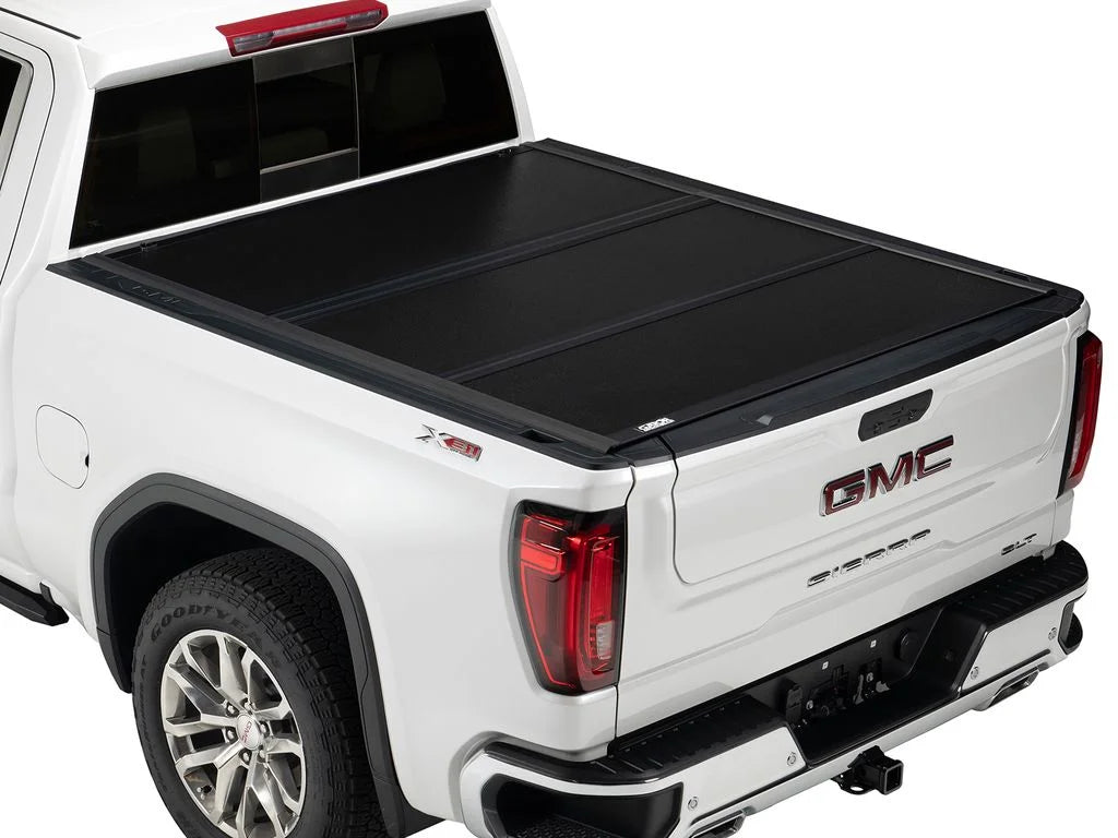 Gator by RealTruck EFX Hard Tri-Fold Truck Bed Tonneau Cover | GC14019 | Compatible with 2014 - 2018, 2019 Ltd/Lgcy Chevy/GMC Silverado/Sierra Limited 1500 6' 7" Bed (78.9")