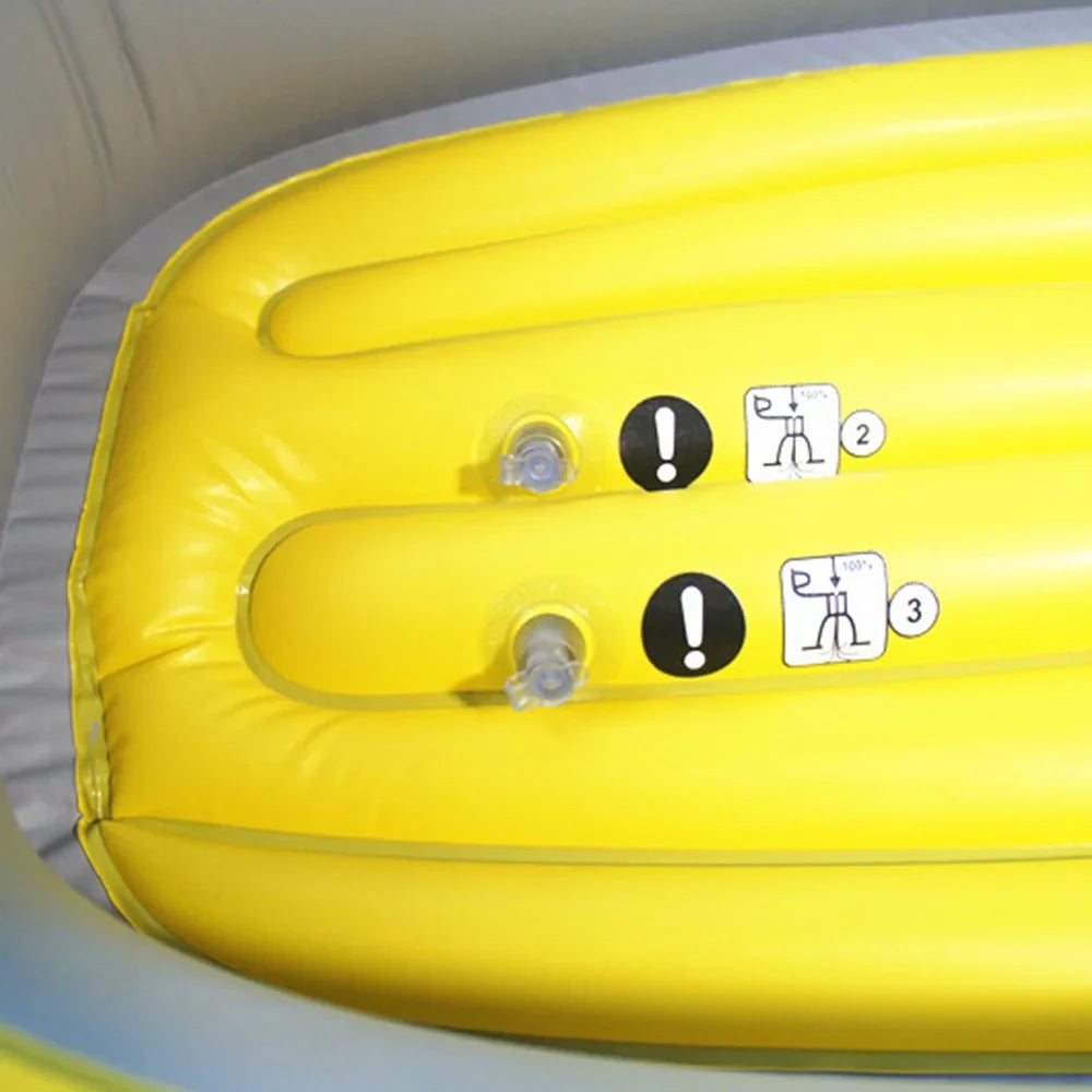 Air-filled Boat Fishing Boat for 1 Adult & 1 Child Summer Fun Boat Canoe Kayak