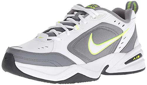nike men's air monarch iv cross trainer, white-cool grey-anthracite, 7 regular us