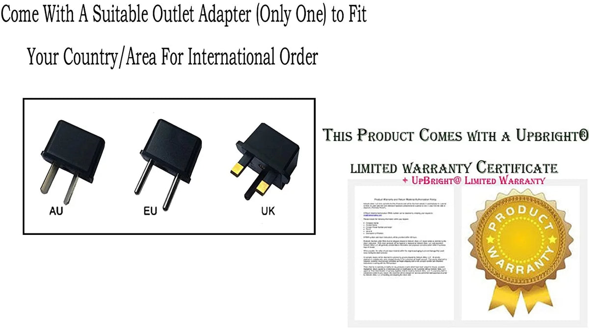 UPBRIGHT Adapter For Ideapad 100 100-15IBY 100-151BY 80MJ 80MJ001BUS 80MJ0018US 15.6" Laptop Notebook PC Power Supply Cord Battery Charger