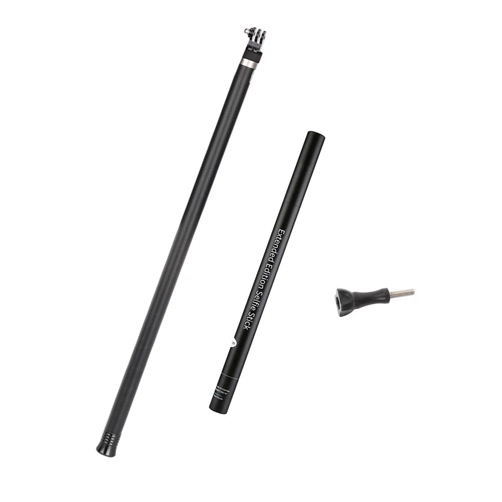 2.7M106 Inch Ultra Long Carbon Fiber Selfie Stick Lightweight Extendable Handheld Pole Monopod Replacement for Hero 11109876Hero 5 Black(2018) Replacement for One R OSMO Action