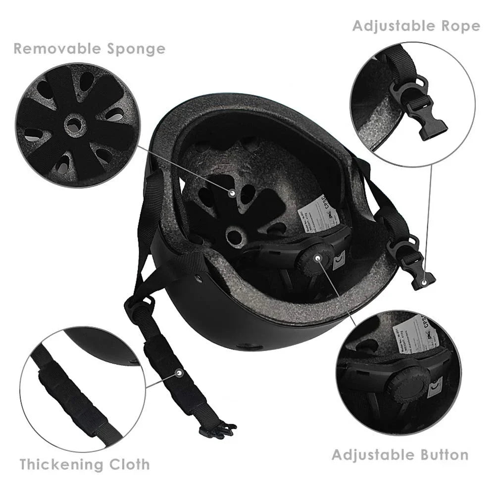 Spofine Kids Bike Helmet, Toddler Helmet Adjustable for Kids Youth Adult, Knee Pads Elbow Pads Wrist Guards Kids Protective Gear Set for Skateboard, Bike, Roller Skating, Cycling, Scooter, Rollerblade