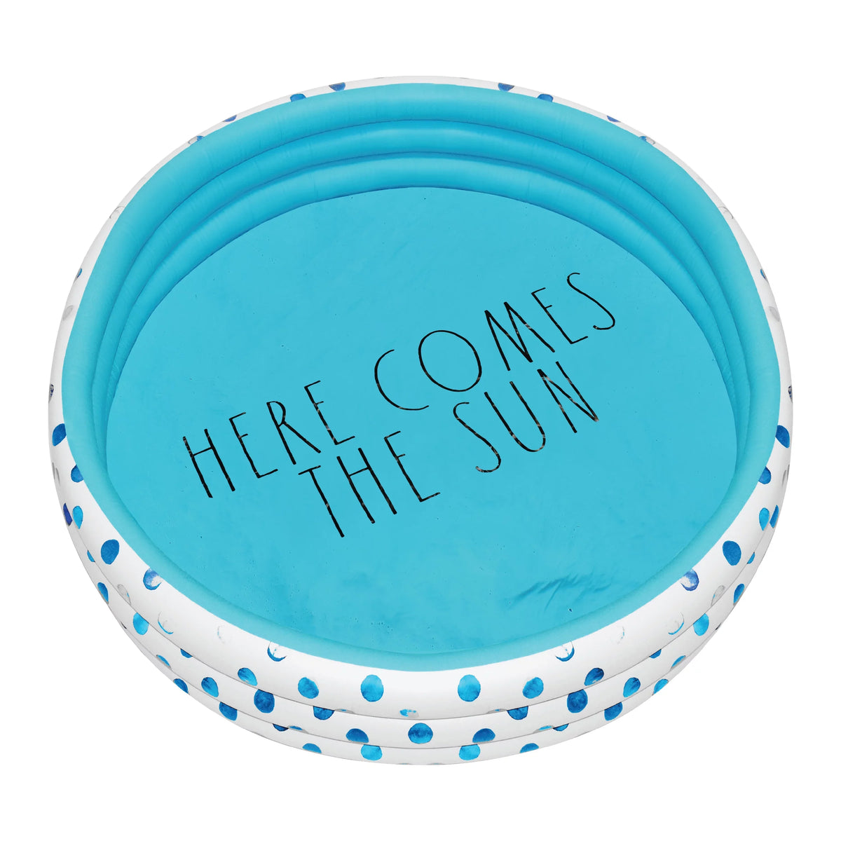 Rae Dunn Aqua Polka Dot Mini Pool by CocoNut Float - Here Comes The Sun Theme
