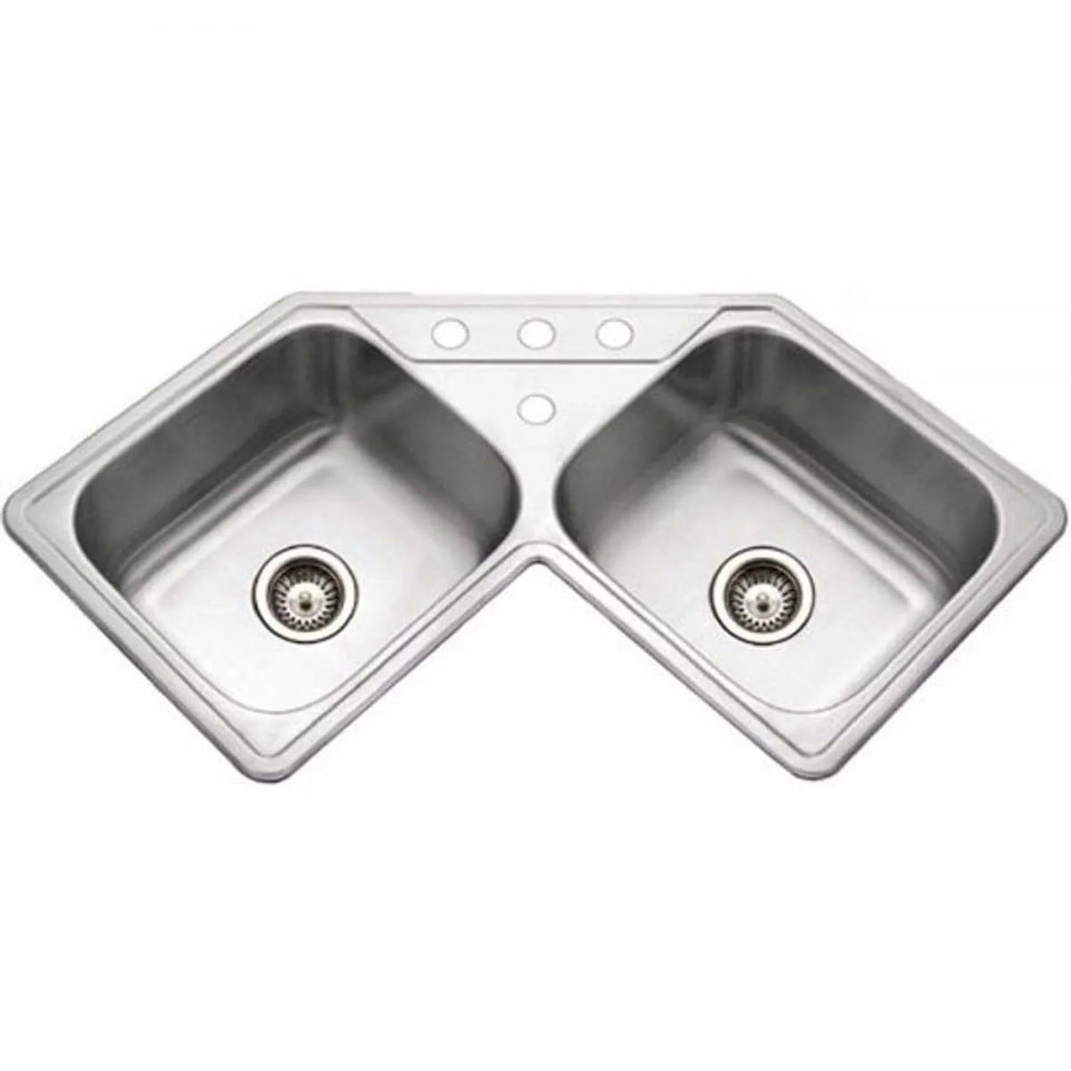 Houzer LCR-3221-1 31-7/8" x 31-7/8" Stainless Steel Topmount Kitchen Sink