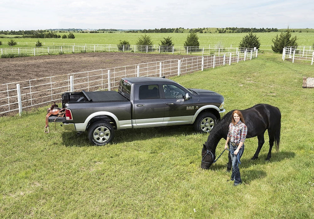 Truxedo Truxport Soft Roll Up Truck Bed Tonneau Cover | 286901 | Compatible with 2019-2022 Dodge Ram 1500 W/ Or w/out Multi-Function (Split) Tailgate 6' 4" Bed (76.3")