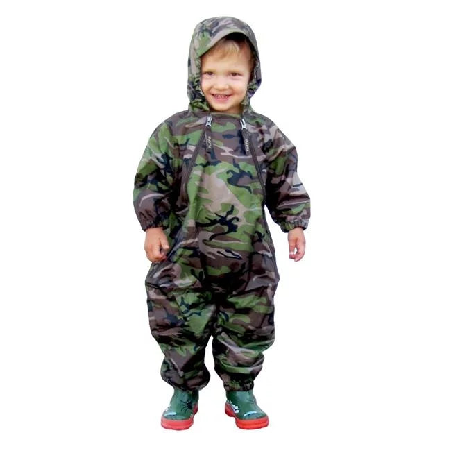 Tuffo Boys Muddy Buddy Coveralls, Camouflage, Size 3 Tall